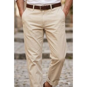 VTG Polo Ralph Lauren Prospect Pant Mens 34/34 Khaki Beige Chino Straight Leg
